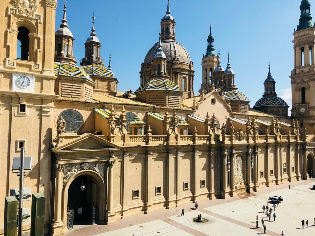 Ferienwohnung Az El Balcon A La Basilica II - Vistas Inmejorables A La Basilica Del Pilar! Saragossa Exterior foto